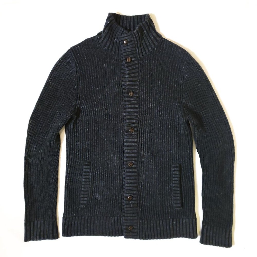 Heavyweight Button Knit Cardigan